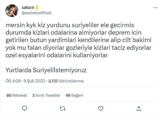 Mersin'de KYK Kız Yurdu'na Depremzedeler Yerine Suriyeliler ...